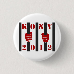 Chapa Redonda De 2,5 Cm Prisión de José Kony de la parada de Kony 2012