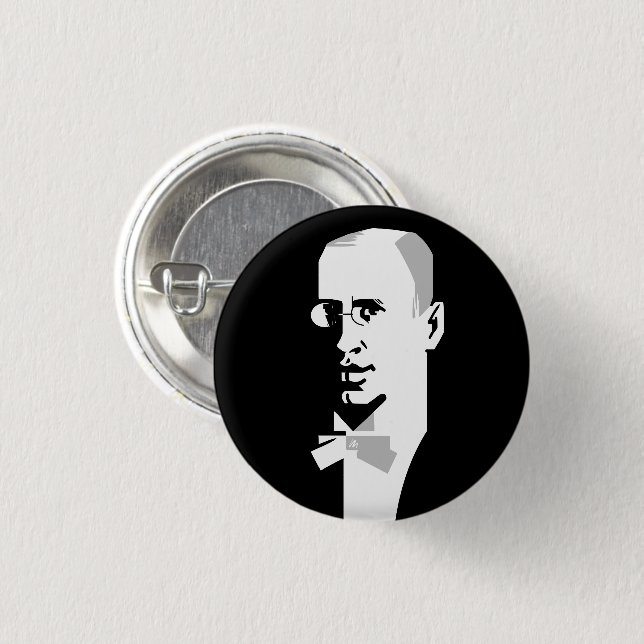 Chapa Redonda De 2,5 Cm Prokofiev (Anverso y reverso)