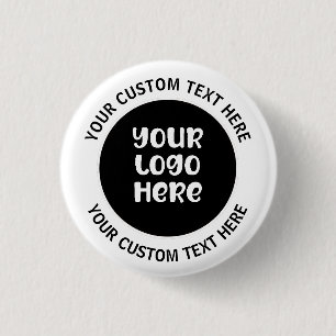 Chapa Redonda De 2,5 Cm Promocional de Marca Personalizada de la Empresa