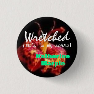 Chapa Redonda De 2,5 Cm Promueva a Katherine Marple