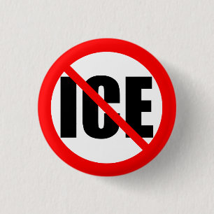 Chapa Redonda De 2,5 Cm protesta "NO ICE"