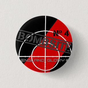 Chapa Redonda De 2,5 Cm Proyecto del libro del problema 4 de Bombsite