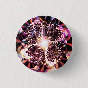 Chapa Redonda De 2,5 Cm PsyFractal