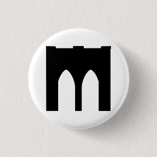 Chapa Redonda De 2,5 Cm Puente de Brooklyn