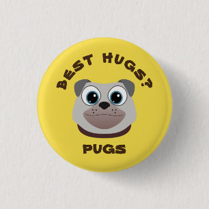 Chapa Redonda De 2,5 Cm Pug