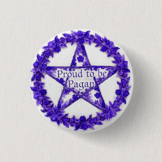 Chapa Redonda De 2,5 Cm PurplePaganPride