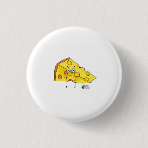 Chapa Redonda De 2,5 Cm Queso personalizado. Maduro. cumpleaños