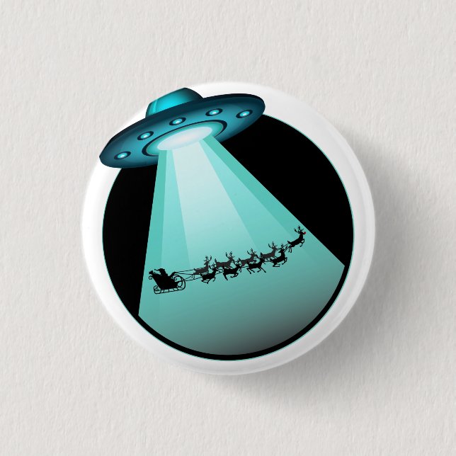 Chapa Redonda De 2,5 Cm Quiero Creer En Santa (Anverso)