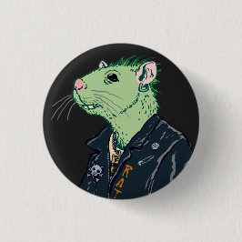 Chapa Redonda De 2,5 Cm Rata Punk™