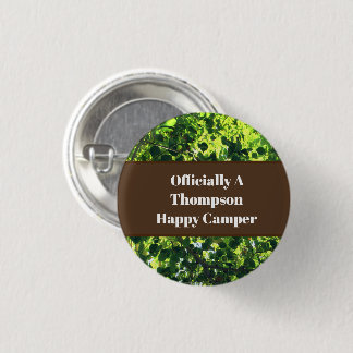 Chapa Redonda De 2,5 Cm Recuerdo Feliz Campista Reunión Viaje de Camping F