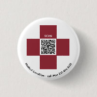 *~* Red ICE Medical Alert QR AP38 Cross