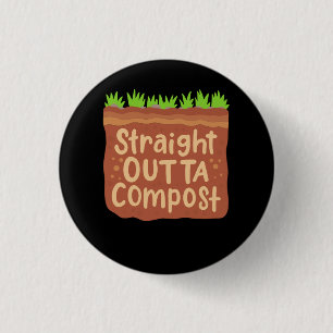Chapa Redonda De 2,5 Cm Regalo de compost para jardín