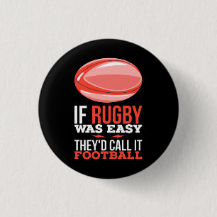 Chapa Redonda De 2,5 Cm Regalo de deporte de rugby