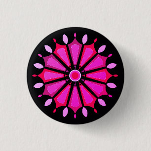 Chapa Redonda De 2,5 Cm regalo de flores