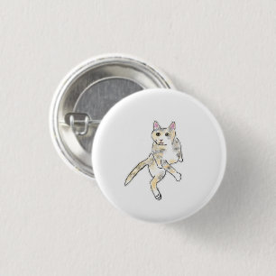 Chapa Redonda De 2,5 Cm Regalo de Lápiz para Acicallar Gatos Calico