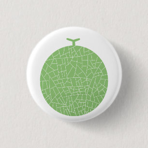 Chapa Redonda De 2,5 Cm Regalo de Melón Verde Fresco