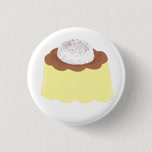 Chapa Redonda De 2,5 Cm Regalo de postre de pudín de crema