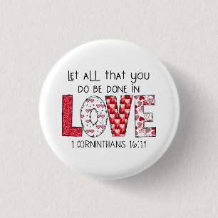 Chapa Redonda De 2,5 Cm Regalo de San Valentín Dios Dice Que Eres Amor d