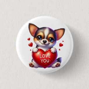 Chapa Redonda De 2,5 Cm Regalo del Día de San Valentín - Pequeños Tesoros 