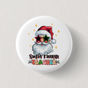 Chapa Redonda De 2,5 Cm Regalo para maestros El maestro favorito de Sant
