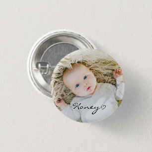 Chapa Redonda De 2,5 Cm regalo personalizado nombre mamá foto familiar per