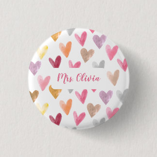 Chapa Redonda De 2,5 Cm Regalo personalizado para el mejor maestro
