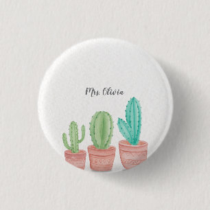 Chapa Redonda De 2,5 Cm Regalo personalizado para el mejor maestro