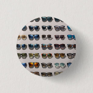 Chapa Redonda De 2,5 Cm Regalo temático de gafas de sol