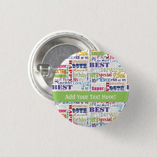 Chapa Redonda De 2,5 Cm Regalos Únicos Y Especiales De La Fiesta De Cumple