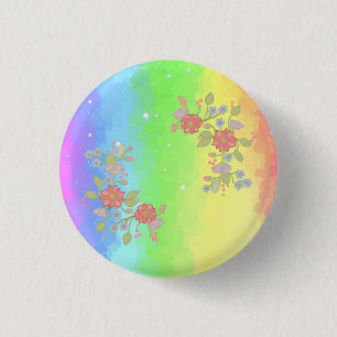 Chapa Redonda De 2,5 Cm Regenbogen