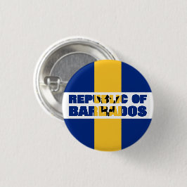 Chapa Redonda De 2,5 Cm República de Barbados