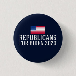 Chapa Redonda De 2,5 Cm Republicans for Biden 2020