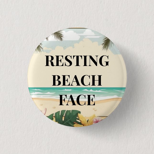 Chapa Redonda De 2,5 Cm resting beach face (Anverso)