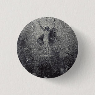 Chapa Redonda De 2,5 Cm Resurrección de Jesucristo