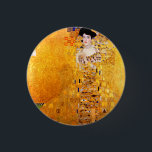 Chapa Redonda De 2,5 Cm Retrato Gustav Klimt de Adele Bloch-Bauer I<br><div class="desc">Gustav Klimt retrato de Adele Bloch-Bauer botón I</div>