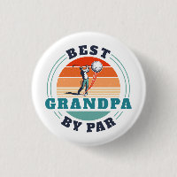 Retro Best Grandpa By Par Custom Fathers Day