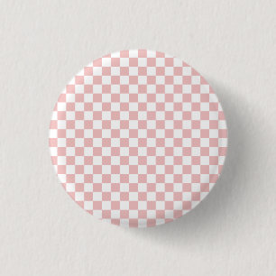 Chapa Redonda De 2,5 Cm Retro Niños Años 80 Rosa Pastel Tablero de Damas