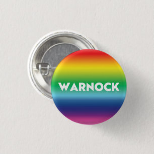 Chapa Redonda De 2,5 Cm Reverendo Warnock Georgia segunda vuelta de la pri