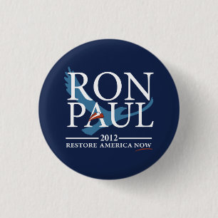 Chapa Redonda De 2,5 Cm Revolución de Ron Paul