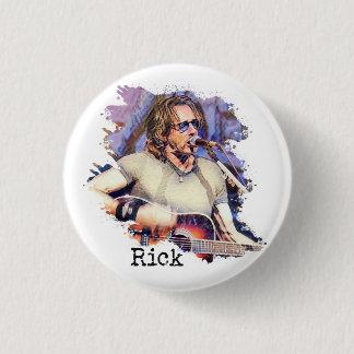 Chapa Redonda De 2,5 Cm Rick Springfield in Concert