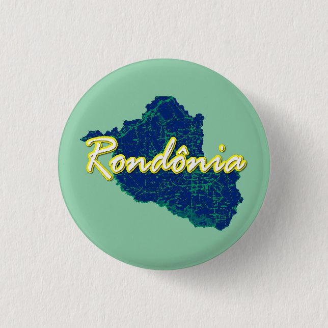 Chapa Redonda De 2,5 Cm Rondonia (Anverso)