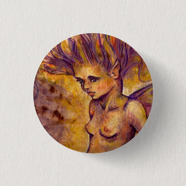 Chapa Redonda De 2,5 Cm Rosetta (Anverso)