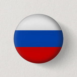Chapa Redonda De 2,5 Cm Rusia redonda