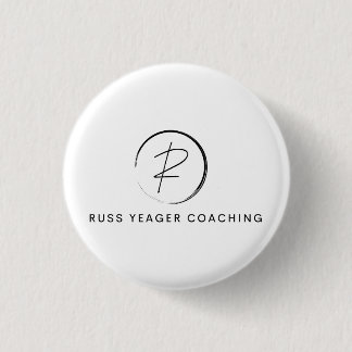 Chapa Redonda De 2,5 Cm Russ Yeager Coaching Signature Logo