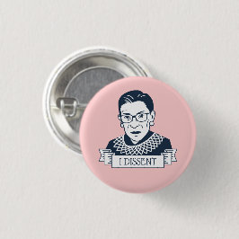 Chapa Redonda De 2,5 Cm Ruth Bader Ginsburg "disiento "