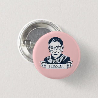 Chapa Redonda De 2,5 Cm Ruth Bader Ginsburg "disiento "