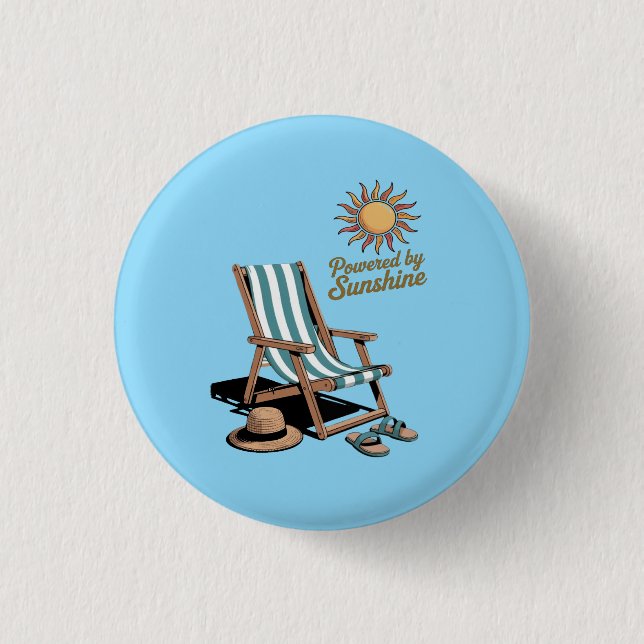 Chapa Redonda De 2,5 Cm Saludo (Anverso)