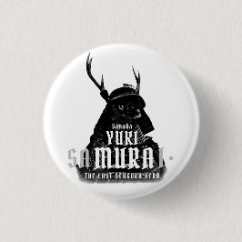 Chapa Redonda De 2,5 Cm SANADA YUKIMURA (ver oscuro)