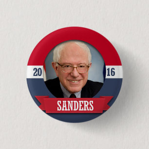 Chapa Redonda De 2,5 Cm Sanders para Presidente