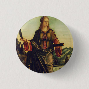 Chapa Redonda De 2,5 Cm Santa Anastasia de Roma Arte Premium